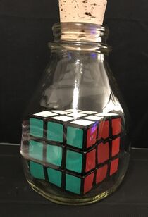 "Impossible Bottle" Cube